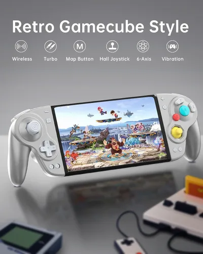 Vista 7 de DOYOKY Wireless Gamecube Joypad Controller Retro switch controllers with Hall Effect Joystick