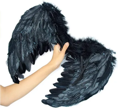 Vista 3 de leiwo - Alas de ángel para niños y adultos Halloween Navidad cosplay fiesta disfraz de ángel alas