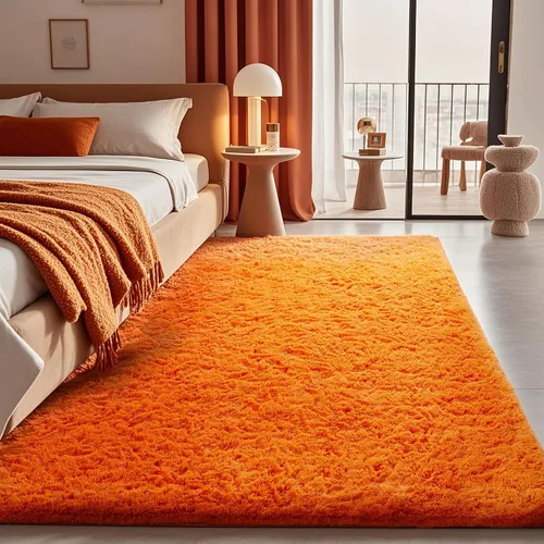 Vista 68 de Ophanie - Alfombras para sala de estar, antideslizante y suave, de felpa grandes y peludas para dormitorio, peludas para niños y niñas, decoración