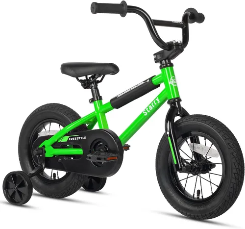 Vista 36 de cubsala Bicicleta para niños de 12, 14, 16, 18 pulgadas, estilo BMX, con ruedas de entrenamiento, freno para niños de 2 a 10 años, varios