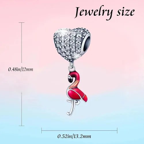 Vista 4 de Abalorios de plata de ley 925 para pulseras Pandora, regalos de joyería para mujer y niña.