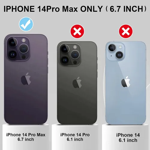 Vista 7 de MARKILL Funda compatible con iPhone 14 Pro Max de 6.7 pulgadas con soporte de anillo, silicona suave y plástico duro, funda de teléfono resistente