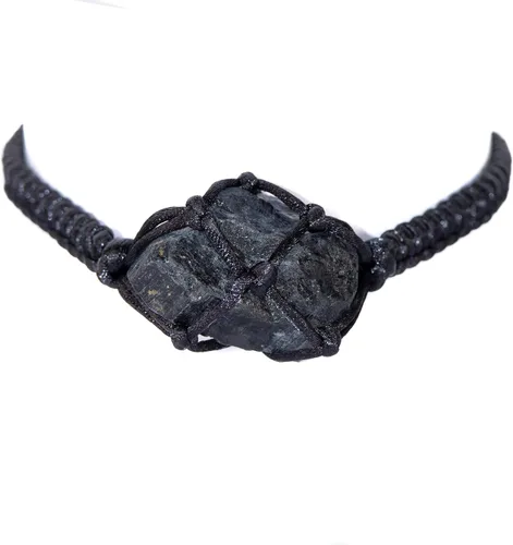 Vista 7 de BOHO GARDEN Pulseras de cristal curativo cuentas con piedra preciosa real, cuerda ajustable