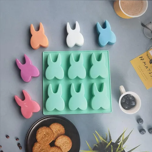 Vista 6 de Molde de silicona para dientes con forma de dientes, bandeja para cubitos de hielo, molde de chocolate, molde para dulces, mini molde para jabón