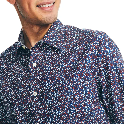 Vista 3 de Nautica Camisa estampada para hombre de forma sostenible