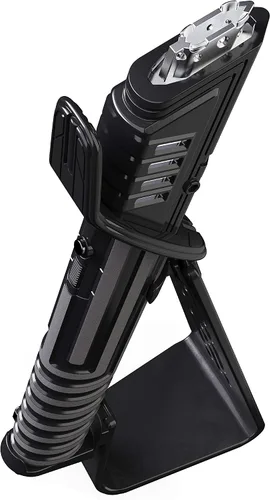 Vista 4 de STAR WARS The Black Series Mandalorian Darksaber Force FX Elite Sable láser con LED avanzados, efectos de sonido, juego de rol coleccionable