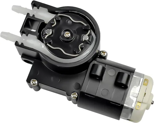 Vista 10 de CHANCS Mini bomba peristáltica de motor paso a paso de precisión de 0.315 in DC 3 V 5 V 3.7 V Caja de engranajes de metal completo Bomba de líquido