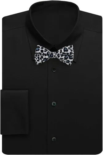 Vista 4 de Dan Smith Cotton Bowties For Mens 25.6"-Neck-Size Clip-On Adjustable Floral Bowties Hankie Set