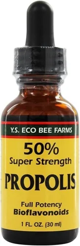 Vista 2 de Ys Eco Bee Farms Super fuerza propóleos – 1 fl oz