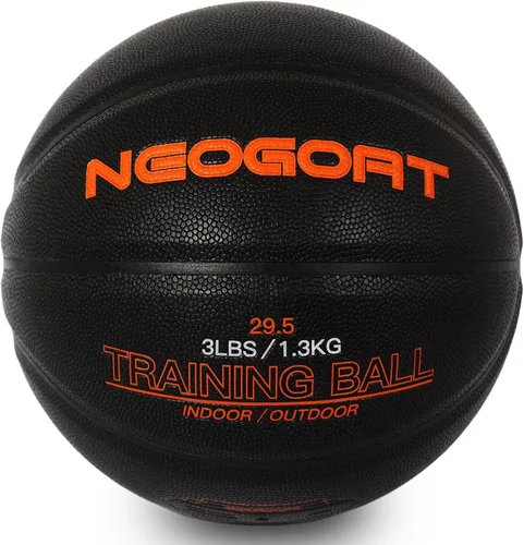 Vista 11 de 3LBS/2.2LBS 29.5"/28.5" Weighted Heavy Basketball Training Equipment for in& Outdoor Improving Handling Dribbling, Passing&Rebounding Skills