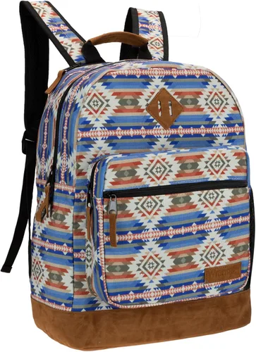 Vista 15 de Wrangler Yellowstone Mochila resistente al agua para viajes, mochila casual para portátil o cuaderno, negro cuerda, Mediana, Mochilas Daypack