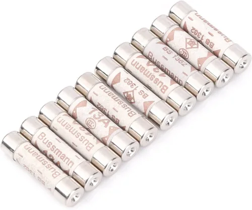 Vista 4 de Fusibles 10 unids/set de fusible de enchufe británico BS1362 3A 5A 10A 13A 6X25 Fusible de tubo de cerámica británico Casa Doméstica Hold Red Plug