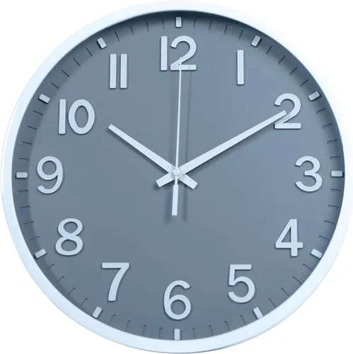 Vista 11 de Reloj de pared, moderno reloj de pared pequeño de 8 pulgadas, funciona con pilas, silencioso, analógico, clásico, para oficina, hogar, baño, cocina