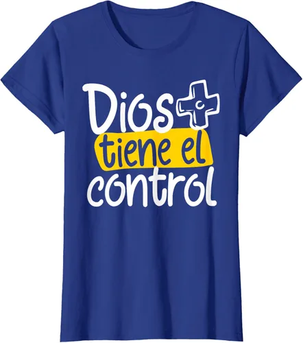 Vista 36 de Regalo Cristiano En Español Christian Spanish Dios Tiene Con Camiseta, Negro