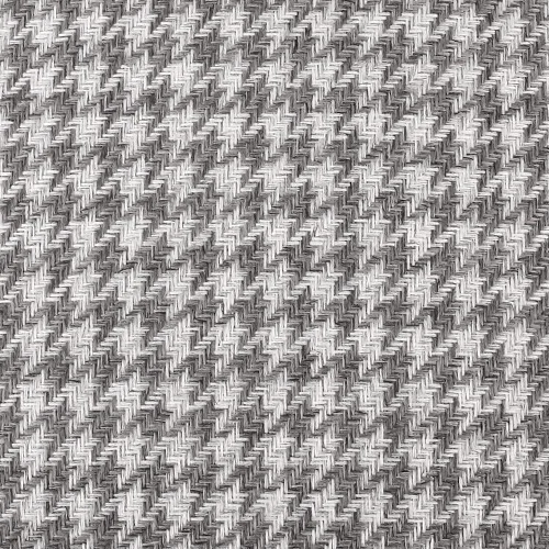 Vista 4 de Yeiotsy 2 fundas de cojín geométricas de pata de gallo para sofá, cama y silla, hechas de algodón y lino (18 x 18 pulgadas, gris)