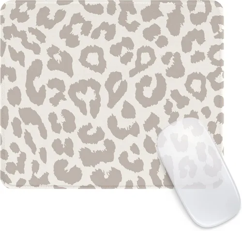 Vista 8 de Seorsok Alfombrilla de mouse de leopardo negro, alfombrilla cuadrada impermeable para mouse, base de goma antideslizante, para computadora portátil