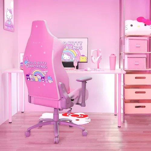 Vista 6 de Razer Cojín lumbar, acolchado de espuma viscoelástica, edición Hello Kitty