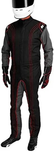 Vista 16 de K1 Race Gear CIK/FIA traje de competición de go kart, nivel 2, aprobado, M, Rojo