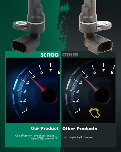 Vista 5 de SCITOO Sensor de posición del árbol de levas apto para Chrysler para 300 2005-2010, para Chrysler para Concorde 1998-2004 4609089AC 4609089AD