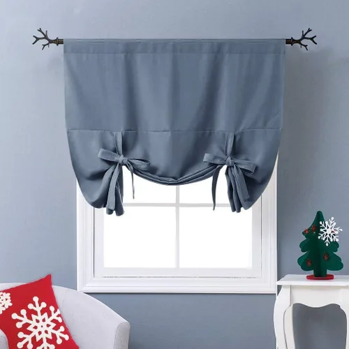 Vista 90 de NICETOWN Cortina Opaca con Aislamiento Térmico – Persiana Enrollable para Ventana de Bebé para Dormitorio/Acción de Gracias