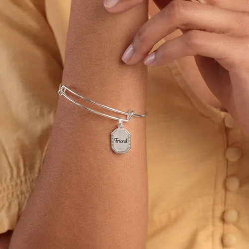 Vista 2 de Alex and Ani - Pulsera Because I Love You, Metal, No es una piedra preciosa