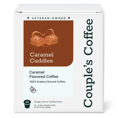 Vista 21 de Couple's Coffee K-Cups Café con sabor S'more Regresa a las familias militares S'more Than Friends Café gourmet con sabores de chocolate