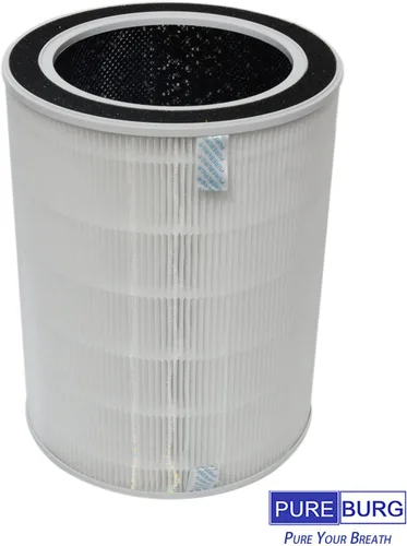 Vista 3 de PUREBURG NDAP-01 Filtro de repuesto compatible con Hestom NDAP-01 NDAP-02 Home HEPA purificadores de aire Parte VK-6052, H13 HEPA 4 etapas