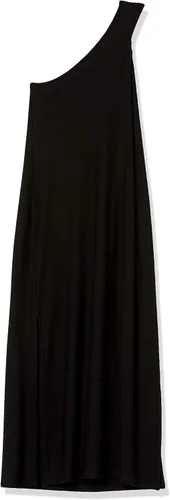 Vista 6 de The Drop Mickey - Vestido largo de punto acanalado con corte de un hombro para mujer