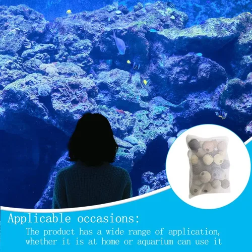 Vista 4 de 5 bolsas de medios de filtro de tanques, bolsa de medios de acuario, bolsas de filtro de acuario, bolsas de filtro de malla para pecera