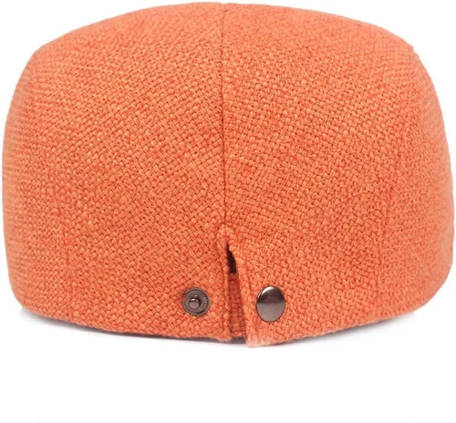 Vista 4 de Mujeres Hombres Simple Flat Cabbie Newsboy Ivy Hat Sun Beret Cap Duckbill Driving Hat