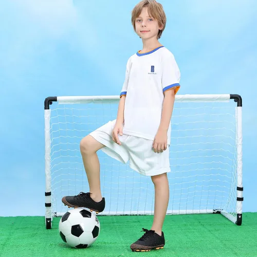 Vista 2 de brooman Zapatos de fútbol para niños y niñas, zapatos de fútbol al aire libre (bebéniño pequeñoniño grande)