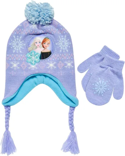 Vista 10 de Disney Girls' Mitten and Glove Set Azul (Blue Glove)
