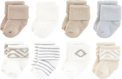 Vista 97 de Hudson Baby - Calcetines de algodón para bebés recién nacidos y Terry para niñas bebés