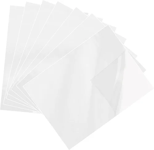 Vista 7 de Papel adhesivo holográfico para impresora de inyección de tinta y láser, 8.5 x 11 pulgadas, vinilo imprimible, autoadhesivo, impermeable, arcoíris 4