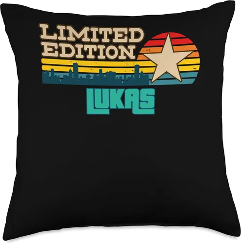 Vista 4 de Limited Edition Thore Retro Radio Cassette Name Throw Pillow