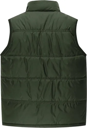 Vista 3 de MAGNIVIT Chaleco de forro polar para hombre, cálido y grueso, para viajes, pesca