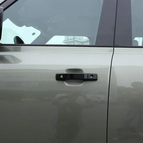 Vista 5 de ABS Car Exterior Door Grab Manijas Cubierta para Land Rover Defender 110 2020 Accesorios de coche (negro)
