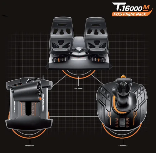 Vista 6 de Thrustmaster T16000M FCS Flight Pack (PC)