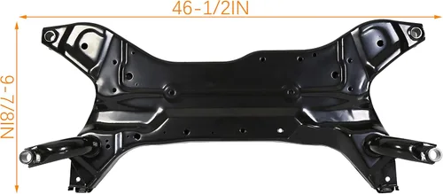 Vista 2 de 7BLACKSMITHS Base de bastidor auxiliar para travesaño delantero compatible con Dodge Caliber 2007-2012 (Non SRT), brújula 2007-2016, Patriot