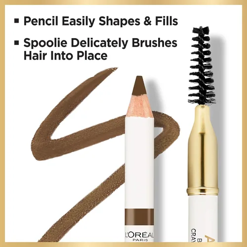 Vista 5 de L'Oréal Paris Age Perfect - Lupa para cejas con vitamina E, color castaño rojizo
