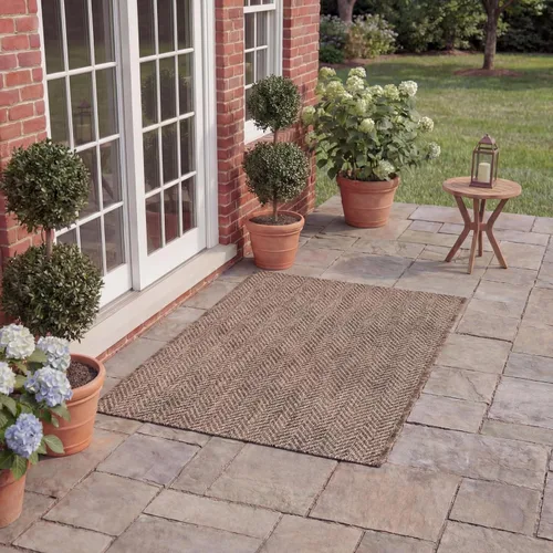 Vista 58 de Safavieh Colección Courtyard CY8022 Alfombra, 2 pies x 3 pulgadas x 5 pies, aguamarina y gris, impermeable, fácil de limpiar, sin pelusa