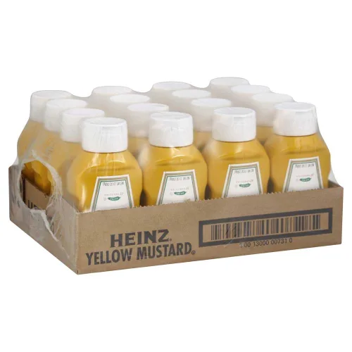Vista 23 de Heinz Mostaza amarilla (botella de 567 g)