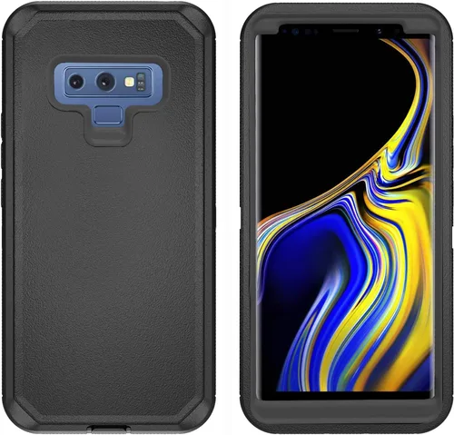 Vista 3 de Asuwish Funda de teléfono para Samsung Galaxy Note 9, híbrida, resistente, a prueba de golpes, dura, a prueba de caídas, cuerpo completo, accesorios