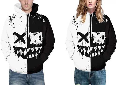 Vista 5 de Chaos World Men's Novelty Hoodie Realistic 3D Print Sweatshirt Unisex Top Casual Pullover