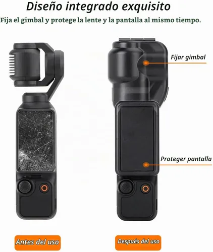 Vista 3 de Protector de lente para DJI Osmo Pocket 3, protector de pantalla de lente para Osmo Pocket3 Accesorios