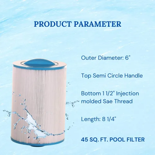 Vista 2 de Baleen Filters Filtro de piscina de 45 pies cuadrados que reemplaza a Unicel 6CH-940, Pleatco PWW50P3, Filbur FC-0359-Cartuchos de filtro
