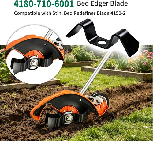 Vista 2 de Cuchilla de bordeadora de cama 4180 710 6001 compatible con Stihl Edger 4150-2