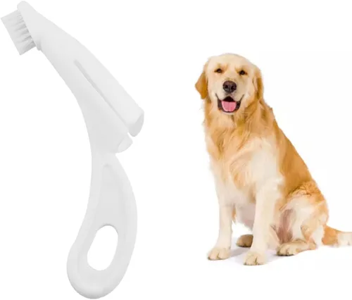 Vista 3 de Cepillo de dientes para perros, cepillo de dientes para gatos, cepillo de dientes de nailon para perros, cepillo de dientes para perros y mascotas