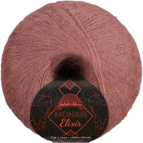 Vista 10 de JubileeYarn Mohair Elixir Yarn - 50g/Skein Baby Wool Blend - Cosmopolitan - 1 Skein