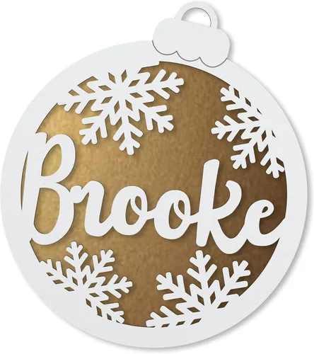 Vista 9 de Bolas de madera para árboles, regalos personalizados, adorno de Navidad, decoración de Navidad, regalos familiares, regalos de adorno de vacaciones